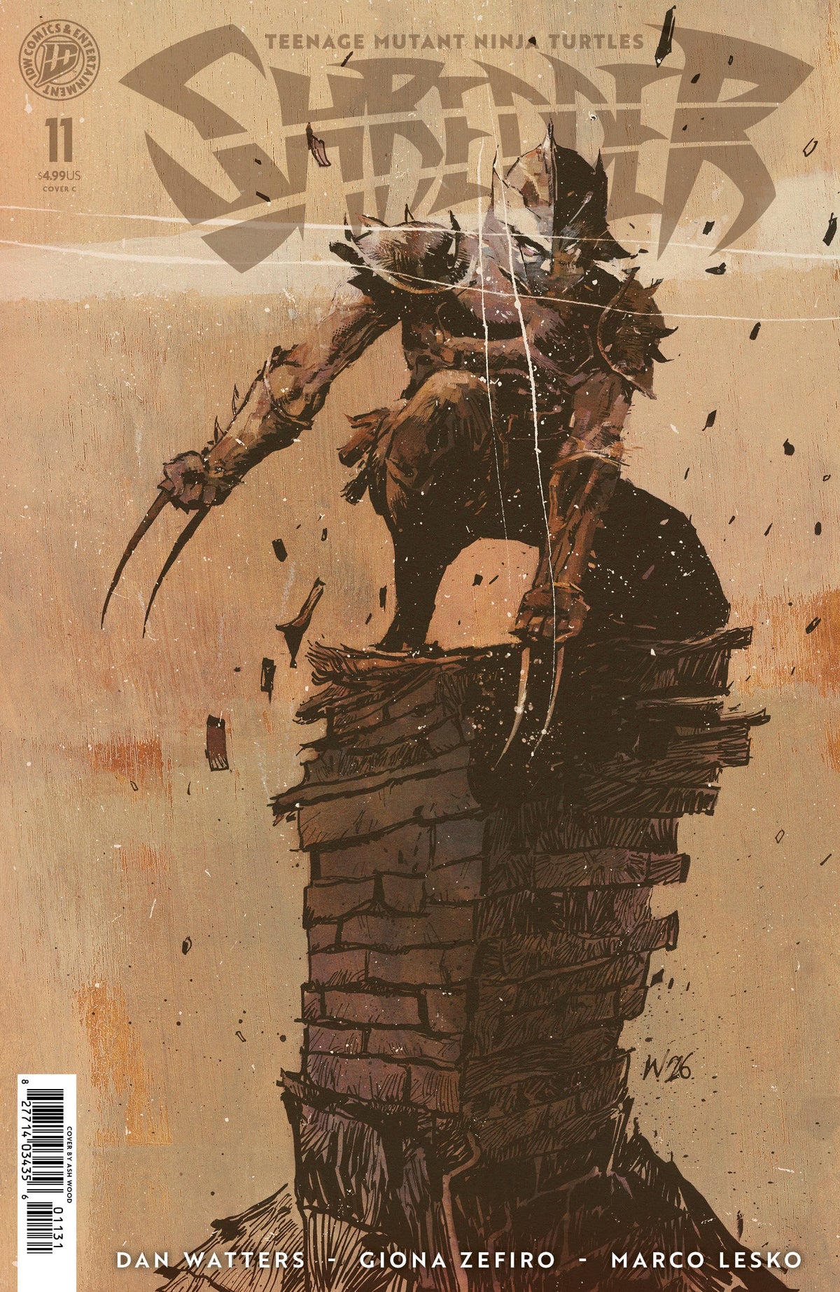 IDW Publishing Comic Books Teenage Mutant Ninja Turtles: Shredder #11 Variant C (Wood) (Release Date: 08/19/2026) 82771403435601131 PRH-82771403435601131