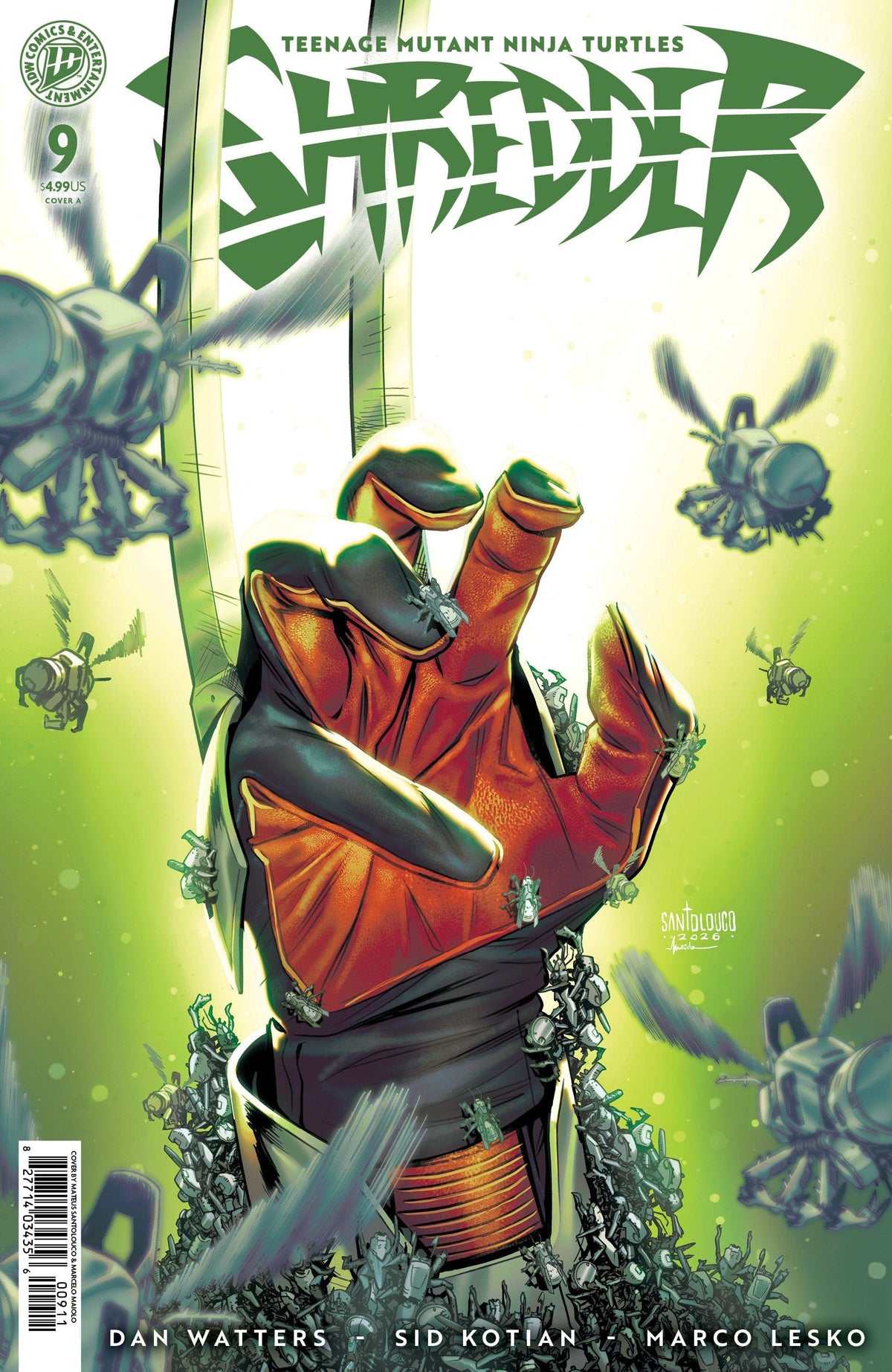 IDW Publishing Comic Books Teenage Mutant Ninja Turtles: Shredder #9 Cover A (Santolouco) 82771403435600911 PRH-82771403435600911