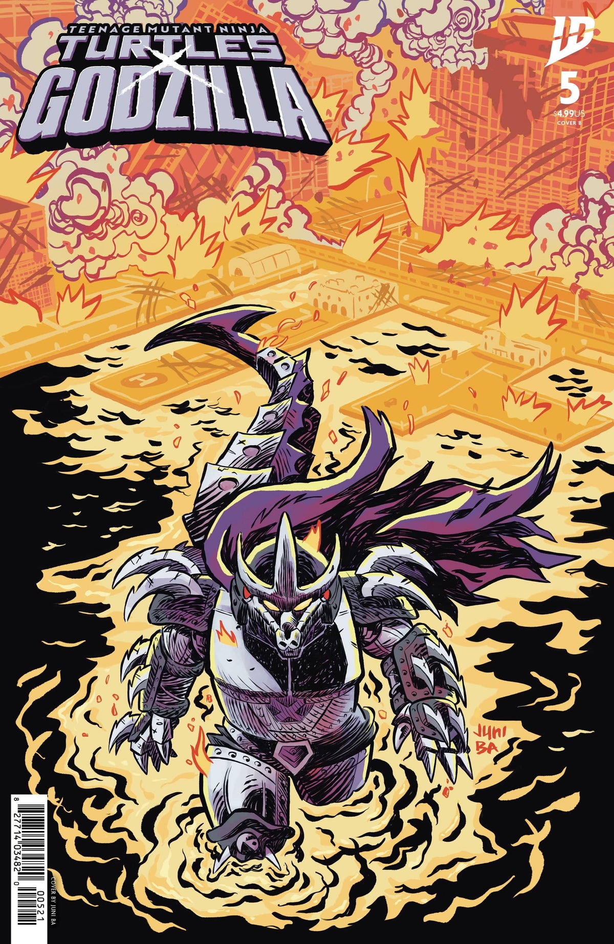 IDW Publishing Comic Books Teenage Mutant Ninja Turtles x Godzilla #5 Variant B (Ba) 82771403482000521 PRH-82771403482000521