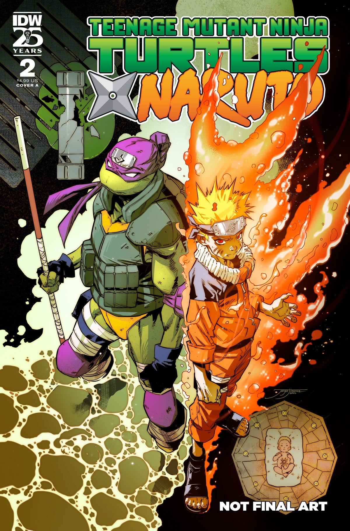 IDW Publishing Comic Books Teenage Mutant Ninja Turtles x Naruto #2 Cover A (Jiménez) 82771403358800211 PRH-82771403358800211
