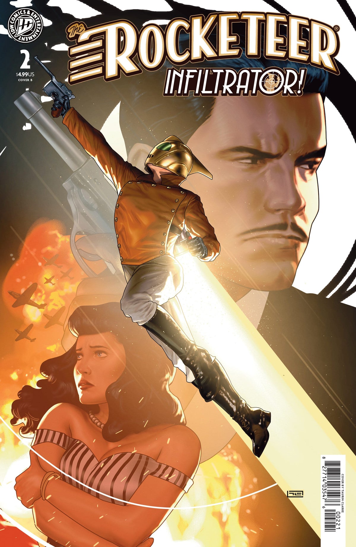 IDW Publishing Comic Books The Rocketeer: Infiltrator! #2 Variant B (Clarke) (Release Date: 08/26/2026) 82771403547600221 PRH-82771403547600221