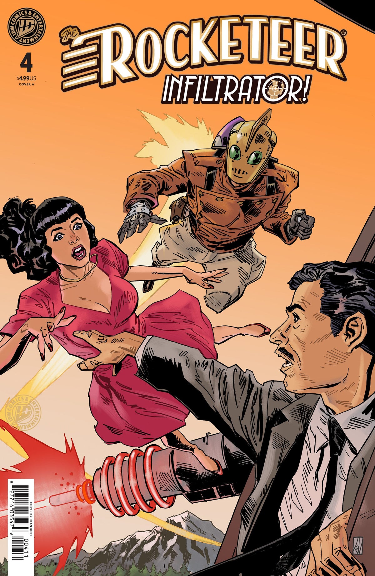 IDW Publishing Comic Books The Rocketeer: Infiltrator! #4 Cover A (Kotz) (Release Date: 10/28/2026) 82771403547600411 PRH-82771403547600411