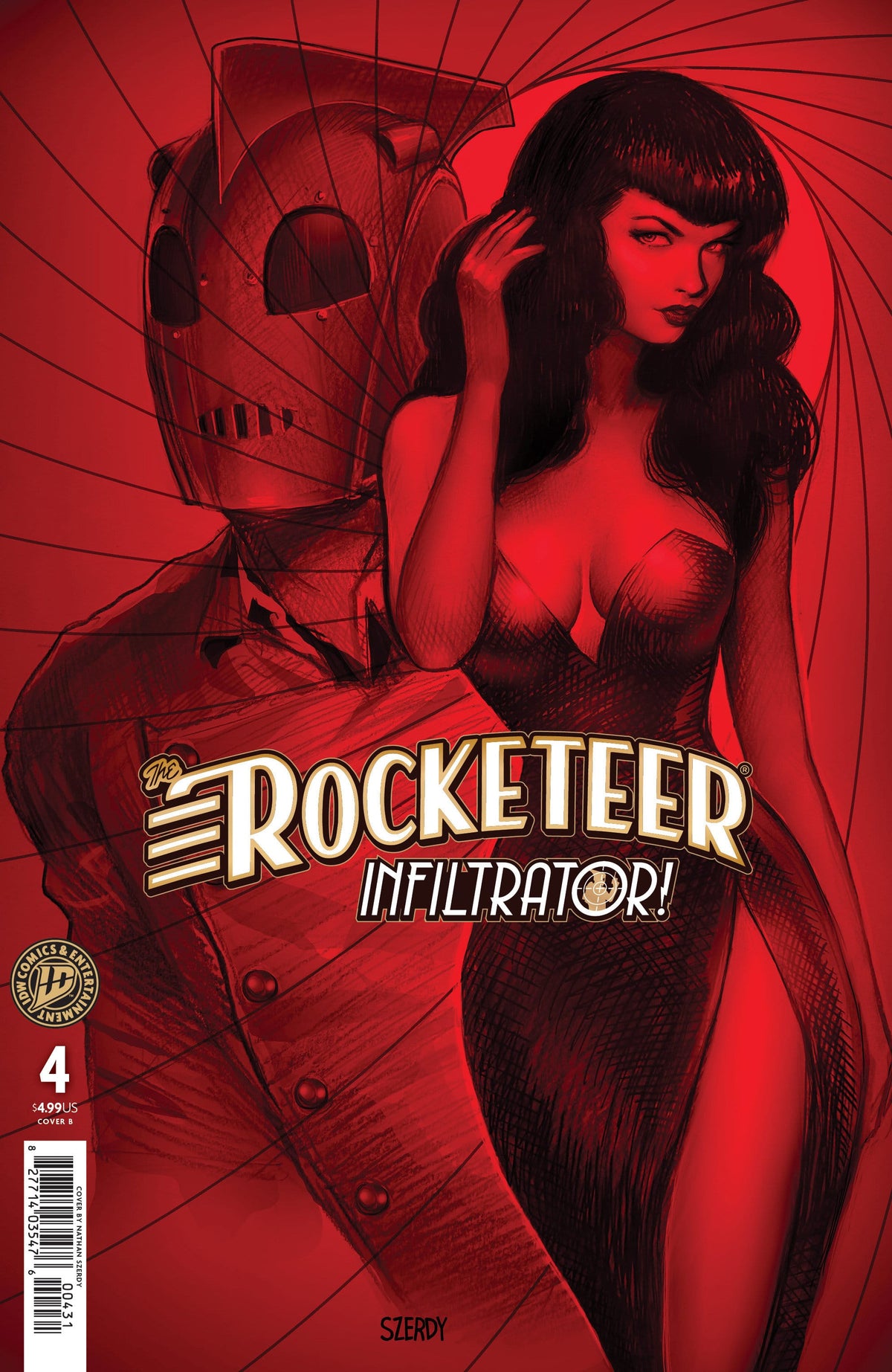 IDW Publishing Comic Books The Rocketeer: Infiltrator! #4 Variant B (Szerdy) (Release Date: 10/28/2026) 82771403547600421 PRH-82771403547600421