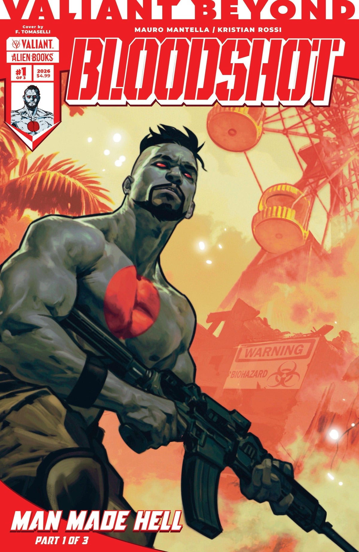 IDW Publishing Comic Books Valiant Beyond: Bloodshot #4--Man Made Hell #1 Variant B (Tomaselli) 73238818114800421 PRH-73238818114800421