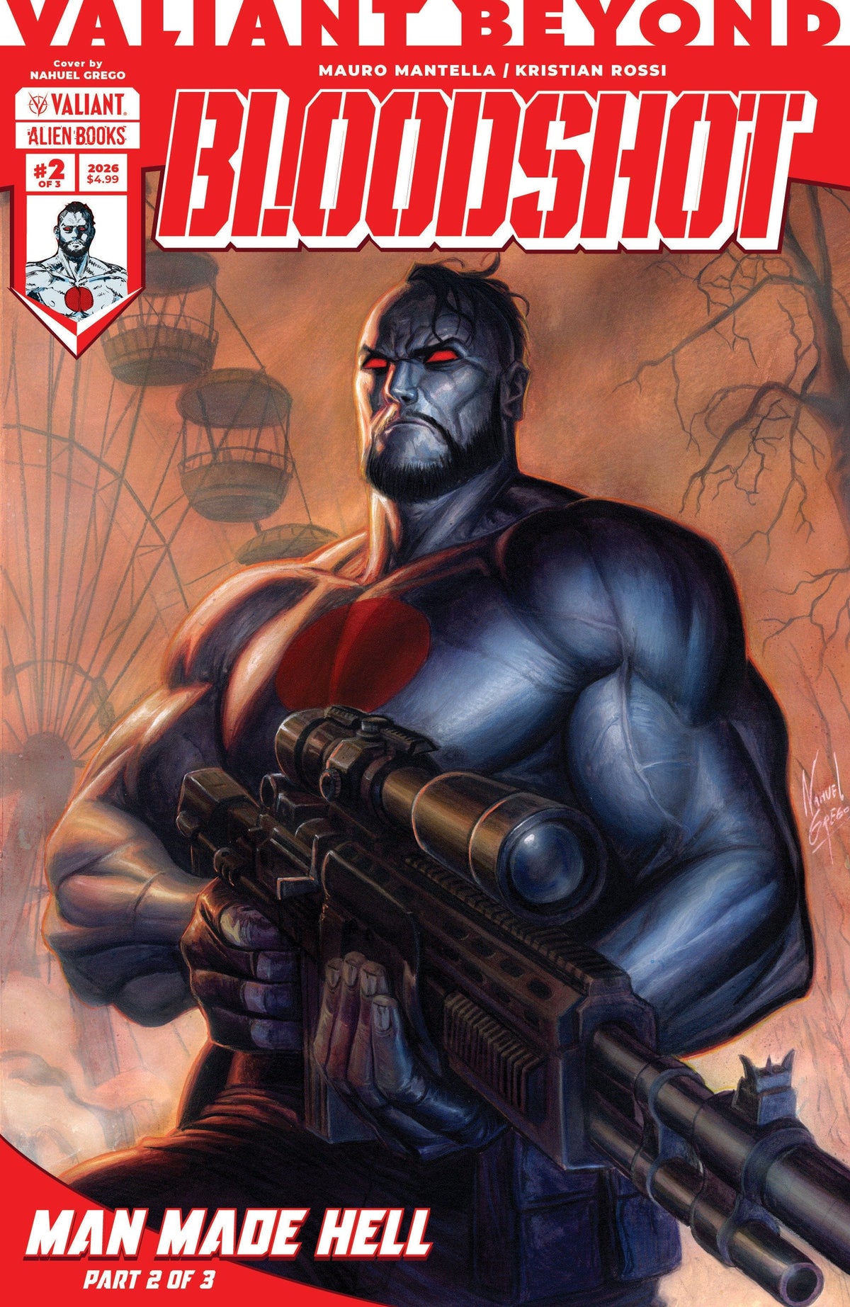 IDW Publishing Comic Books Valiant Beyond: Bloodshot #5--Man Made Hell #2 Cover A (Fajardo) 73238818114800511 PRH-73238818114800511