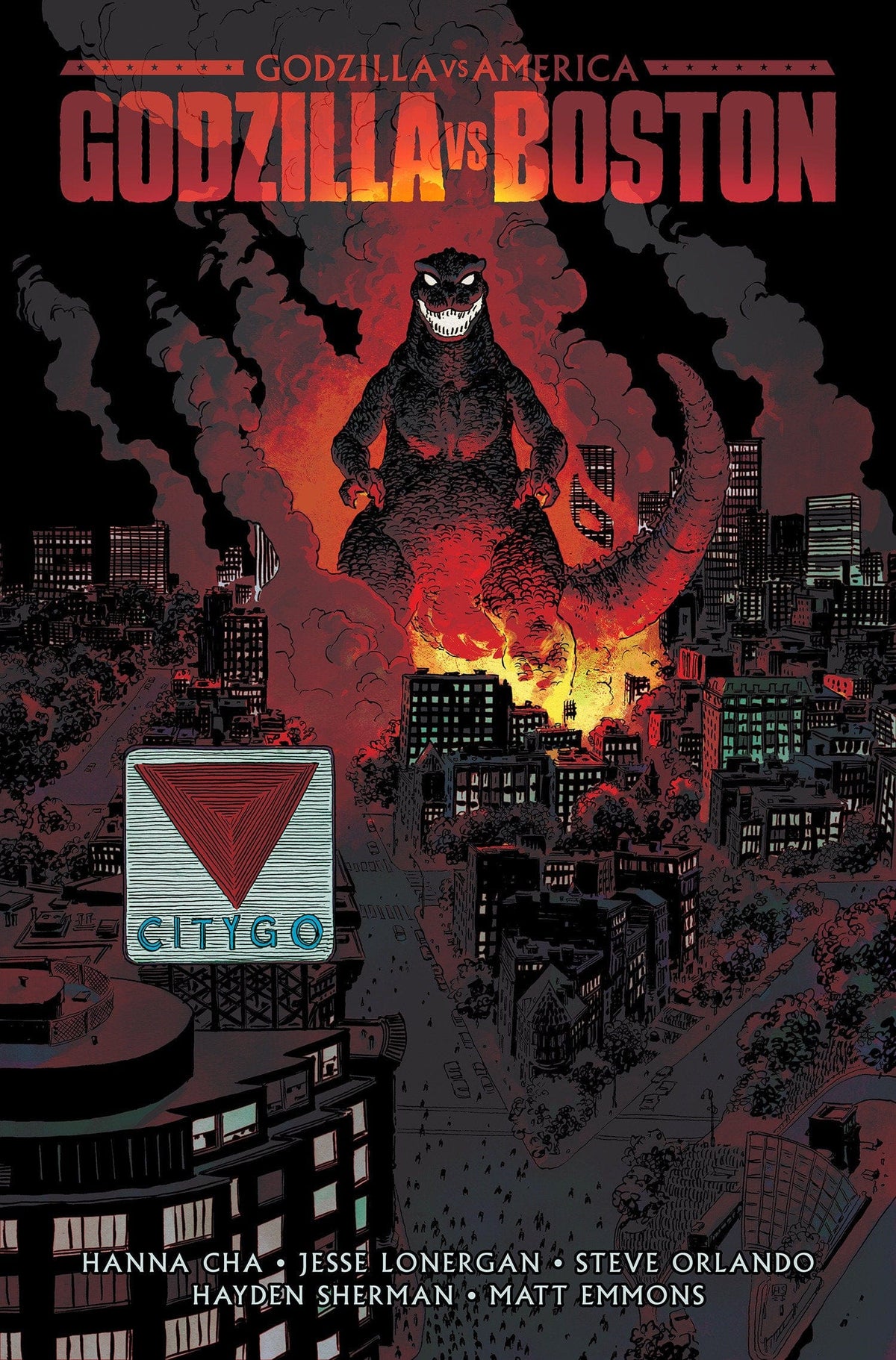 IDW Publishing Graphic Novel Godzilla Vs. America: Boston 9798887244341 PRH-9798887244341