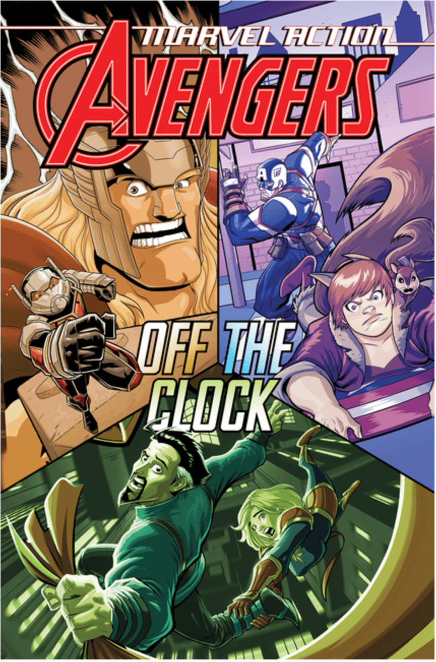 IDW Publishing Graphic Novel Marvel Action: Avengers - Off the Clock (Book Five) 9781684057290 ING-9781684057290