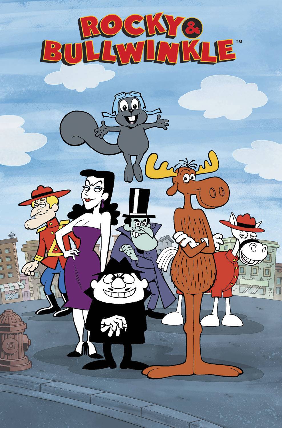 IDW PUBLISHING Graphic Novel ROCKY & BULLWINKLE MOOSE ON THE LOOSE TP 9781631400445 JUL140372