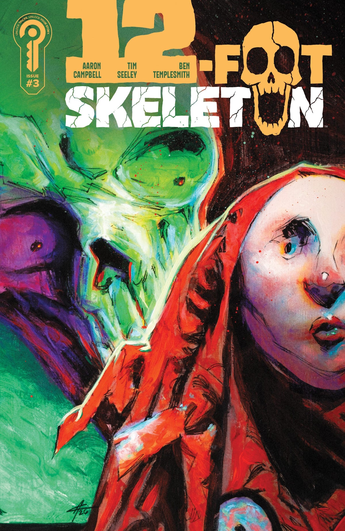 Ignition Press Comic Books 12-Foot Skeleton #3 Cover B Aaron Campbell (Release Date: 01/06/2027) 81019628039703021 PRH-81019628039703021