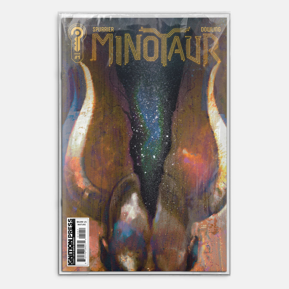 Ignition Press Comic Books > Incentives Minotaur #1 Cover C Simmonds Signed 1:20 81019628027401051 PRH-81019628027401051