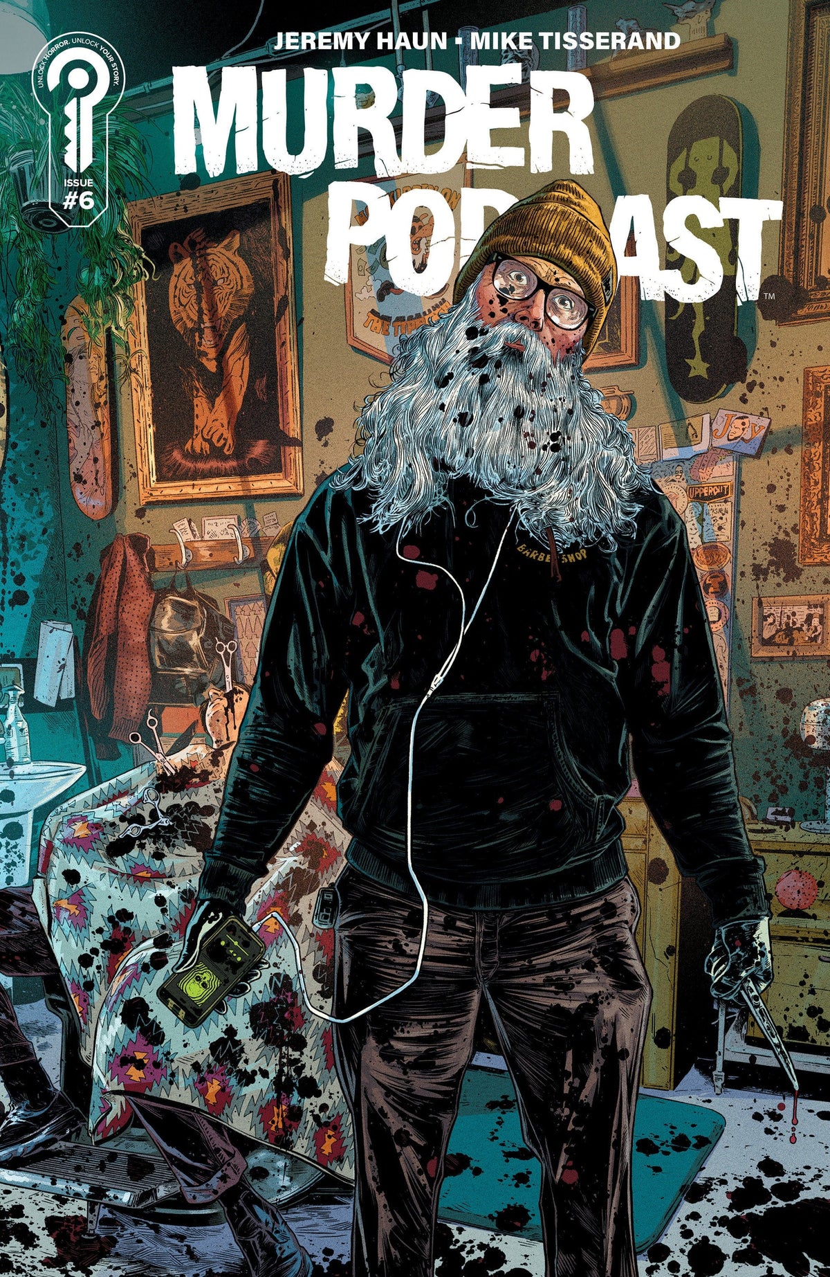 Ignition Press Comic Books Murder Podcast #6 Cover A Jeremy Haun 81019628000706011 PRH-81019628000706011