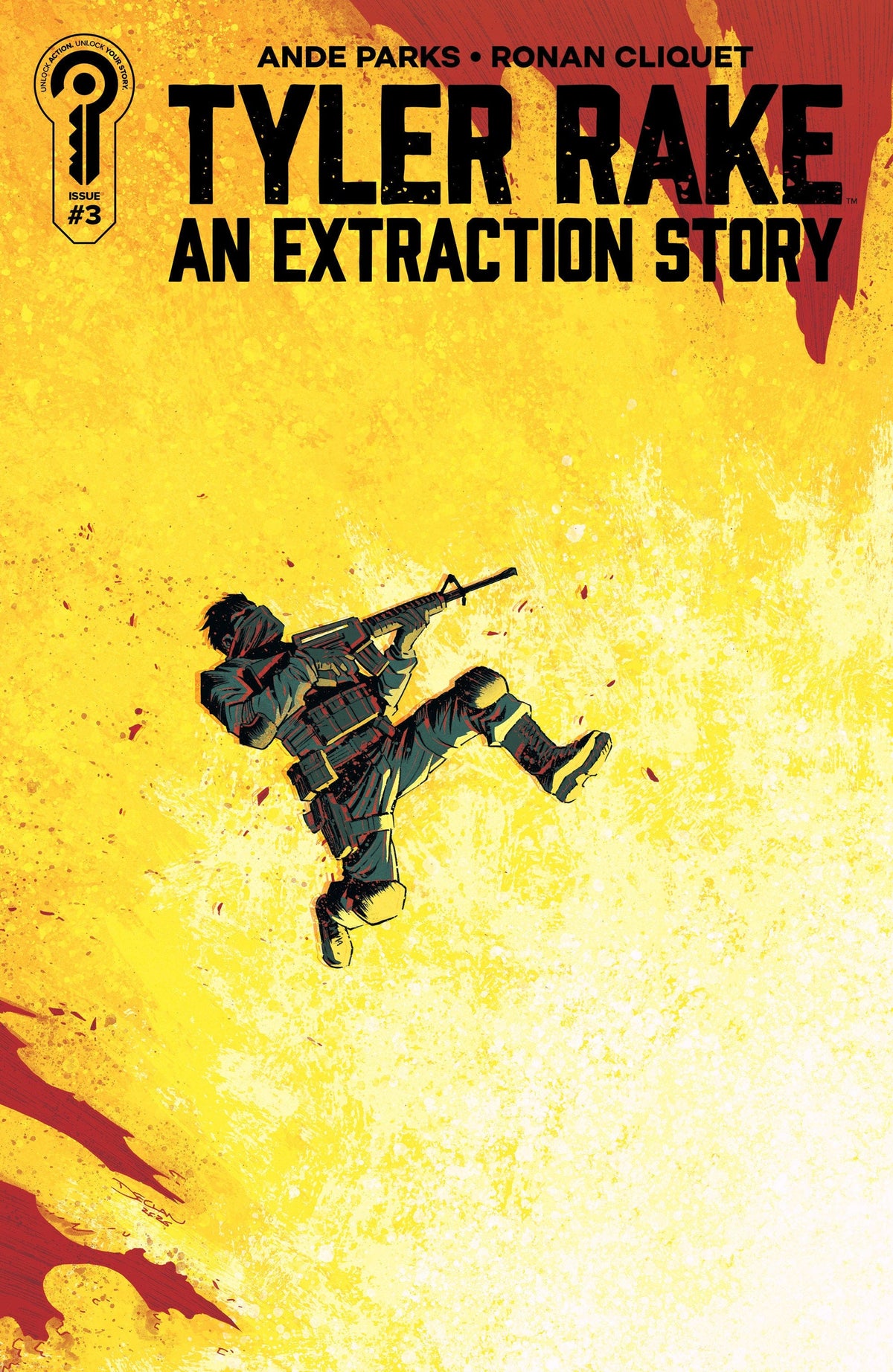 Ignition Press Comic Books Tyler Rake: An Extraction Story #3 Cover A Declan Shalvey 81019628023603011 PRH-81019628023603011