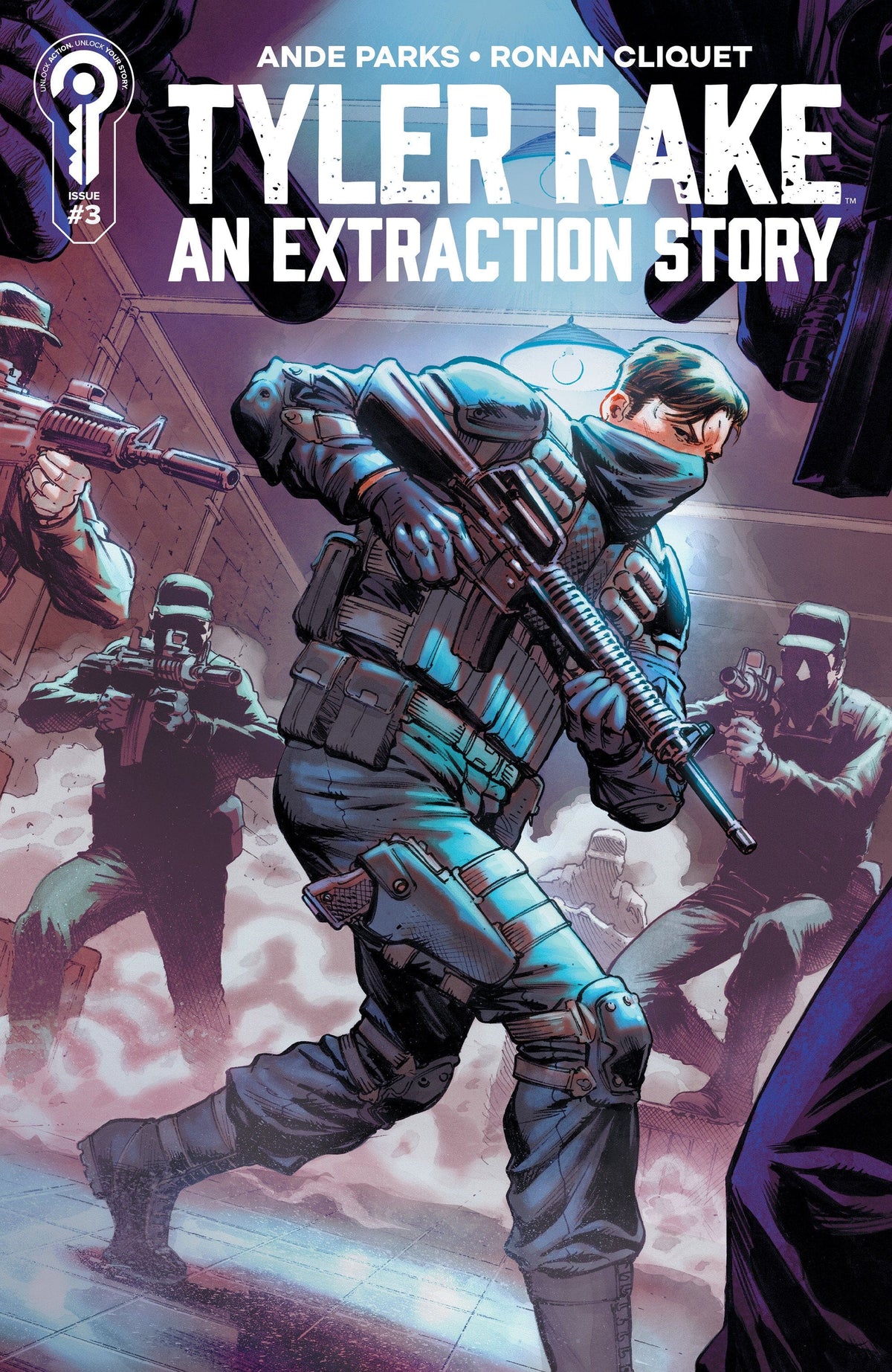 Ignition Press Comic Books Tyler Rake: An Extraction Story #3 Cover B Marco Santucci 81019628023603021 PRH-81019628023603021