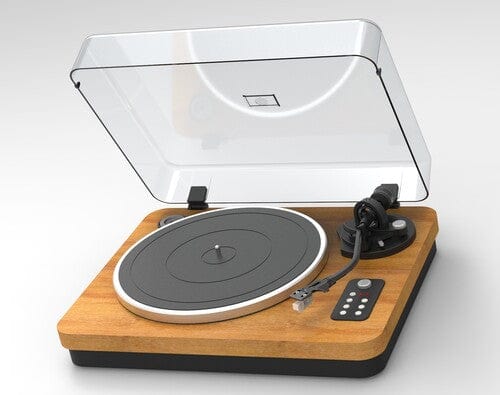 iLive Music > Audio Equipment iLive: 3-Speed Bluetooth Turntable - Wood Deck (with Dust Cover) 047323204012 ILIV04012