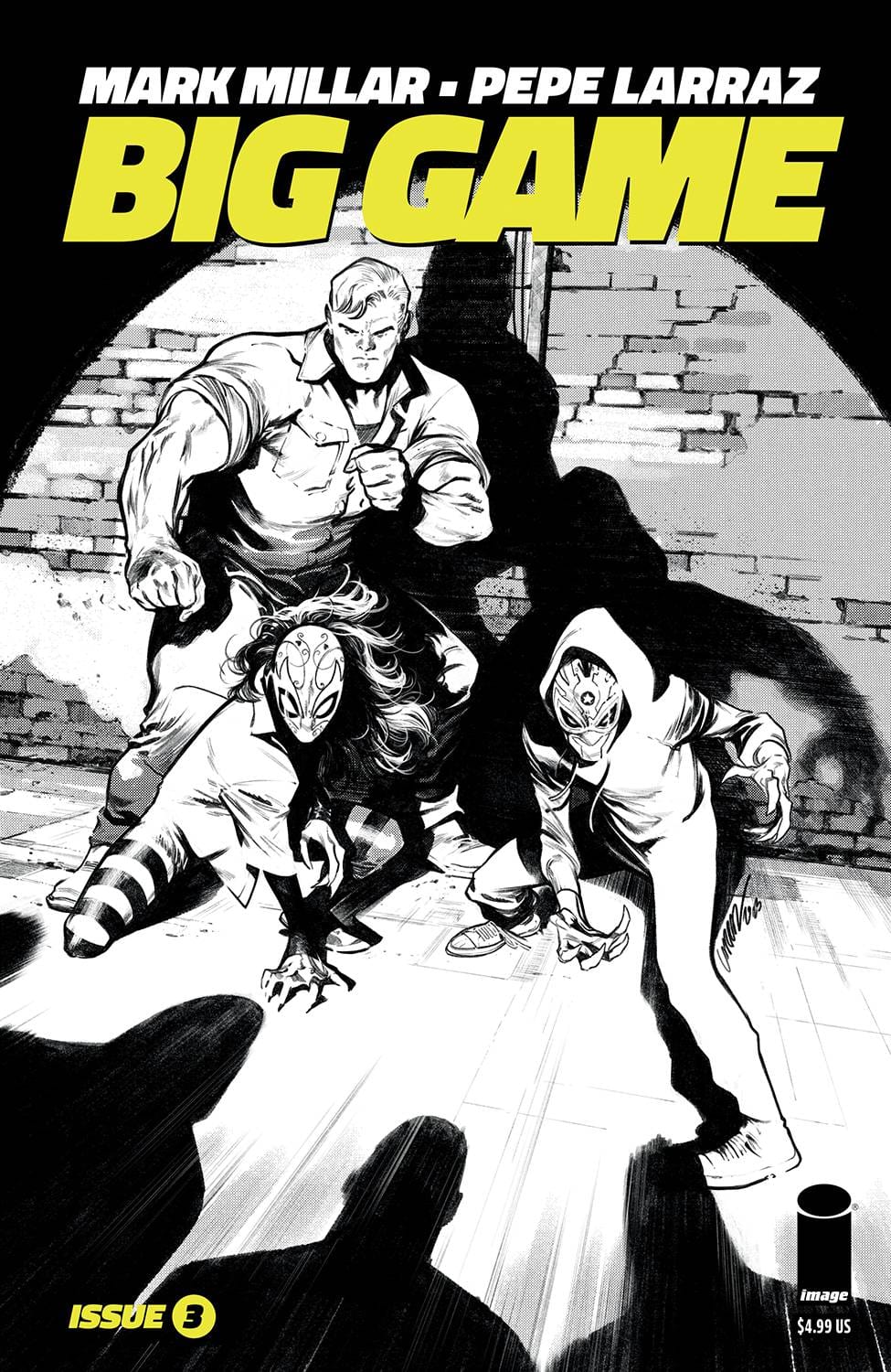 Image Comics Comic Books BIG GAME #3 (OF 5) CVR B LARRAZ (MR) 70985303780400321 JUL230463
