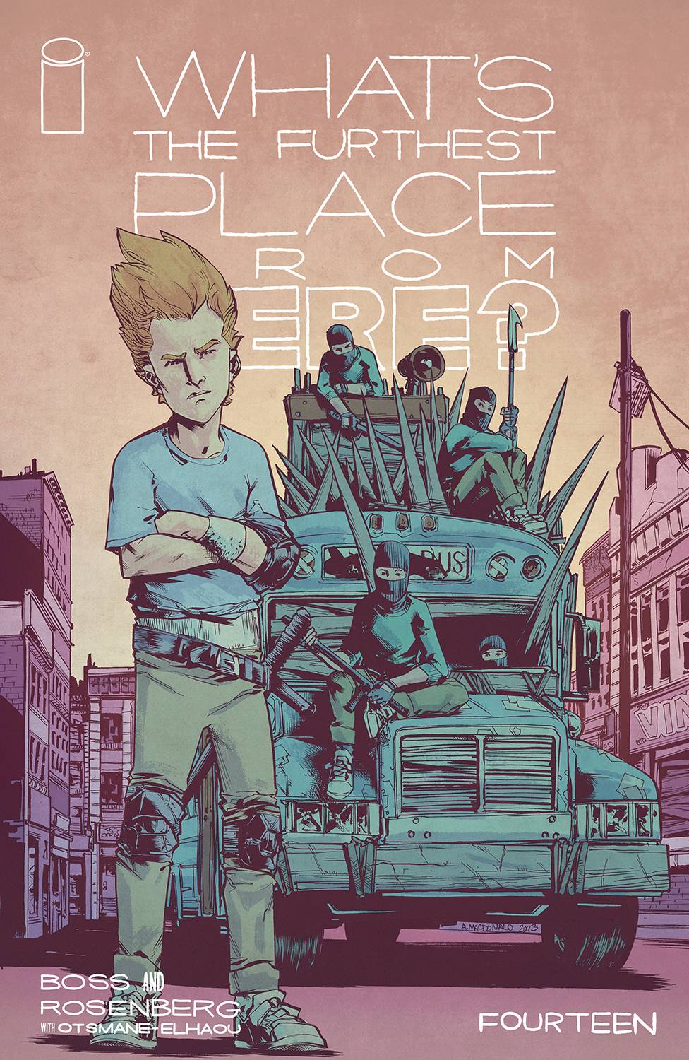 Image Comics Comic Books WHATS THE FURTHEST PLACE FROM HERE #14 CVR B MACDONALD (MR) 70985303242701421 JUL230556