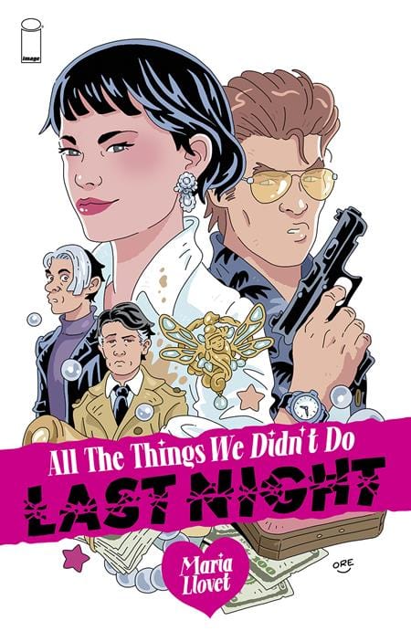 Image Comics Comic Books ALL THE THINGS WE DIDNT DO LAST NIGHT (ONE SHOT) CVR C JESÚS ORELLANA VAR (MR) 70985304034700031 0524IM240