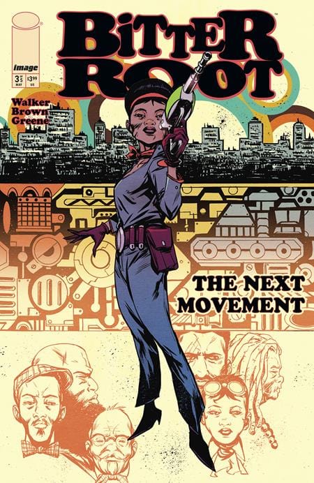 Image Comics Comic Books BITTER ROOT THE NEXT MOVEMENT #3 (OF 5) CVR A SANFORD GREENE CONNECTING (MR) 70985304276100311 0325IM275