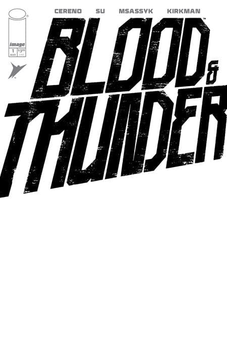 Image Comics Comic Books BLOOD & THUNDER #1 CVR F BLANK SKETCH VAR 70985304317100161 0325IM242