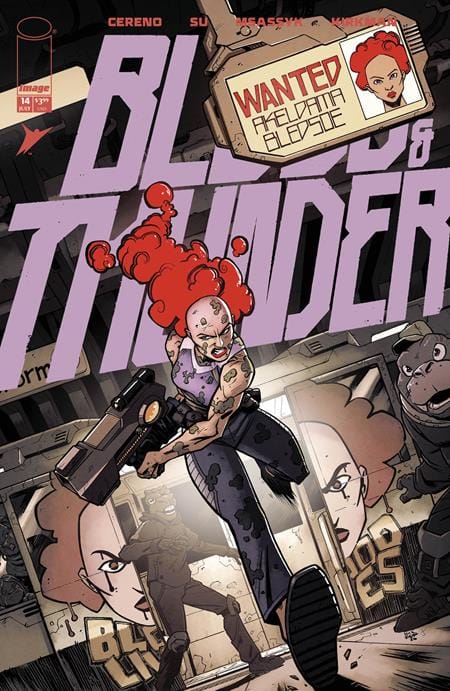Image Comics Comic Books BLOOD & THUNDER #14 CVR B NICK ROCHE & JOSH BURCHAM VAR (MR) 70985304317101421 0426IM0315