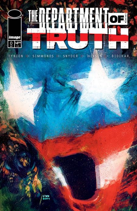Image Comics Comic Books DEPARTMENT OF TRUTH #0 CVR A MARTIN SIMMONDS (MR) 70985303032400011 0725IM294