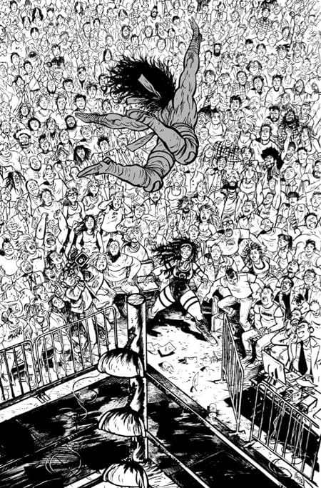 Image Comics Comic Books DO A POWERBOMB BLACK AND WHITE #1 (OF 3) CVR D DANIEL WARREN JOHNSON VAR 70985304751300141 0526IM0291