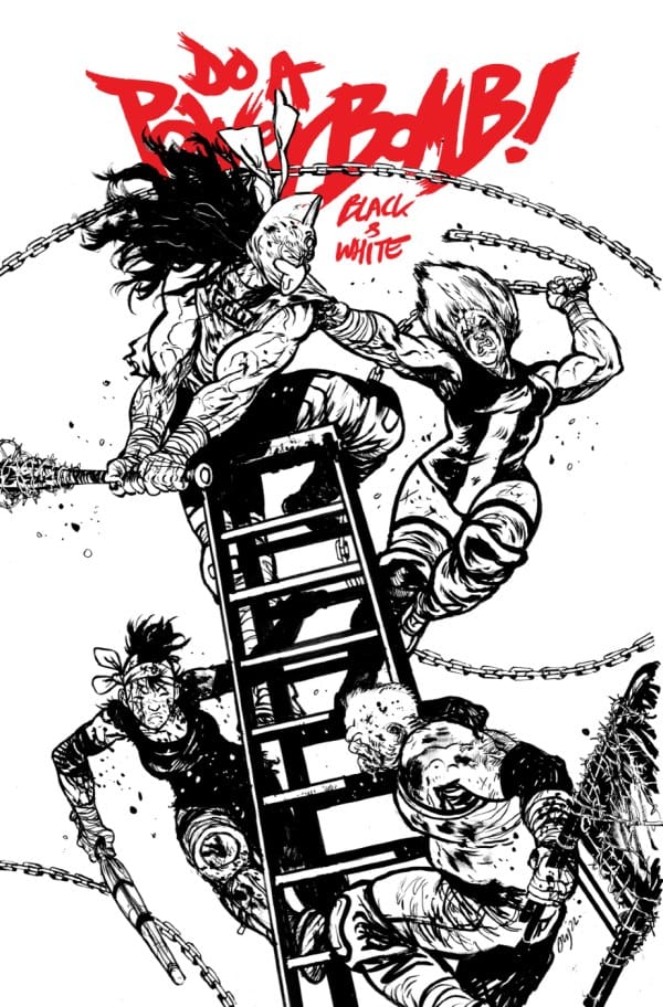 Image Comics Comic Books DO A POWERBOMB BLACK AND WHITE #3 (OF 3) CVR B DANIEL WARREN JOHNSON VAR (Release Date: 09/23/2026) 70985304751300321 0726IM0416