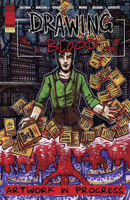 Image Comics Comic Books DRAWING BLOOD #11 (OF 12) CVR A KEVIN EASTMAN 70985303964801111 0325IM284