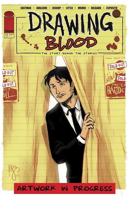 Image Comics Comic Books DRAWING BLOOD #11 (OF 12) CVR B BEN BISHOP VAR 70985303964801121 0325IM285