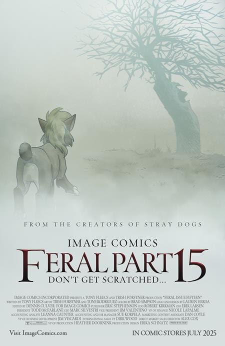 Image Comics Comic Books FERAL #15 CVR B TRISH FORSTNER & ALLEN PASSALAQUA VAR 70985303949501521 0525IM354