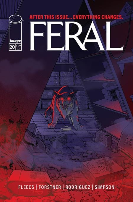 Image Comics Comic Books FERAL #20 CVR A TONY FLEECS & TRISH FORSTNER 70985303949502011 1125IM0295
