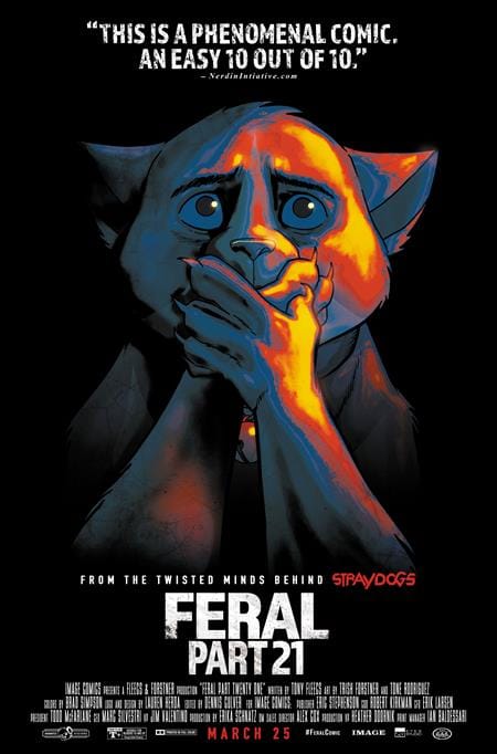 Image Comics Comic Books FERAL #21 CVR B TRISH FORSTNER & ALLEN PASSALAQUA VAR 70985303949502121 0126IM0299