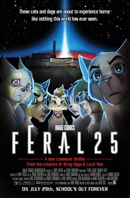 Image Comics Comic Books FERAL #25 CVR B TONE RODRIGUEZ & ALLEN PASSALAQUA FACULTY HOMAGE VAR 70985303949502521 0526IM0300