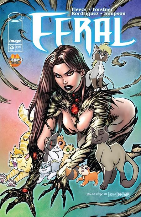 Image Comics Comic Books FERAL #26 CVR D TRISH FORSTNER & TIM SEELEY WITCHBLADE TEAM UP VAR (Release Date: 09/23/2026) 70985303949502641 0726IM0367