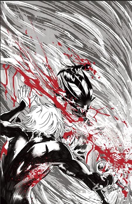 Image Comics Comic Books FIREBORN #5 CVR E PATRICK MULHOLLAND BLACK AND WHITE AND BLOOD VIRGIN CARDSTOCK VAR (Release Date: 10/28/2026) 70985304615800551 0826IM0419