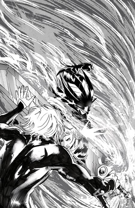 Image Comics Comic Books FIREBORN #5 CVR E PATRICK MULHOLLAND BLACK AND WHITE AND BLOOD VIRGIN CARDSTOCK VAR (Release Date: 10/28/2026) 70985304615800551 0826IM0419
