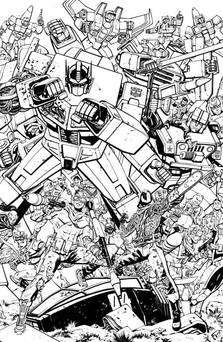Image Comics Comic Books GI JOE #23 CVR G TOM REILLY TRANSFORMERS B&W ENERGON UNIVERSE 3RD ANNIVERSARY VAR 70985304167202371 0426IM0366