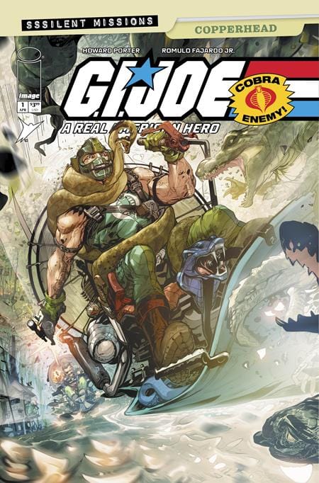 Image Comics Comic Books GI JOE A REAL AMERICAN HERO SSSILENT MISSIONS COPPERHEAD #1 (ONE SHOT) CVR A HOWARD PORTER & ROMULO FAJARDO JR 70985304625700111 0226IM0341