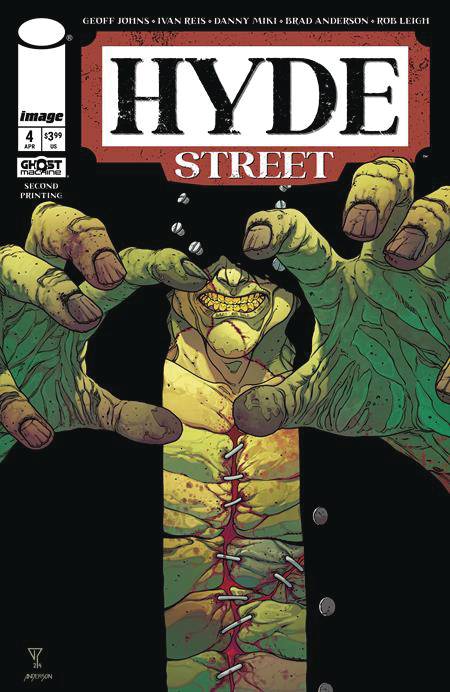 IMAGE COMICS Comic Books HYDE STREET #4 2ND PTG 70985304127600412