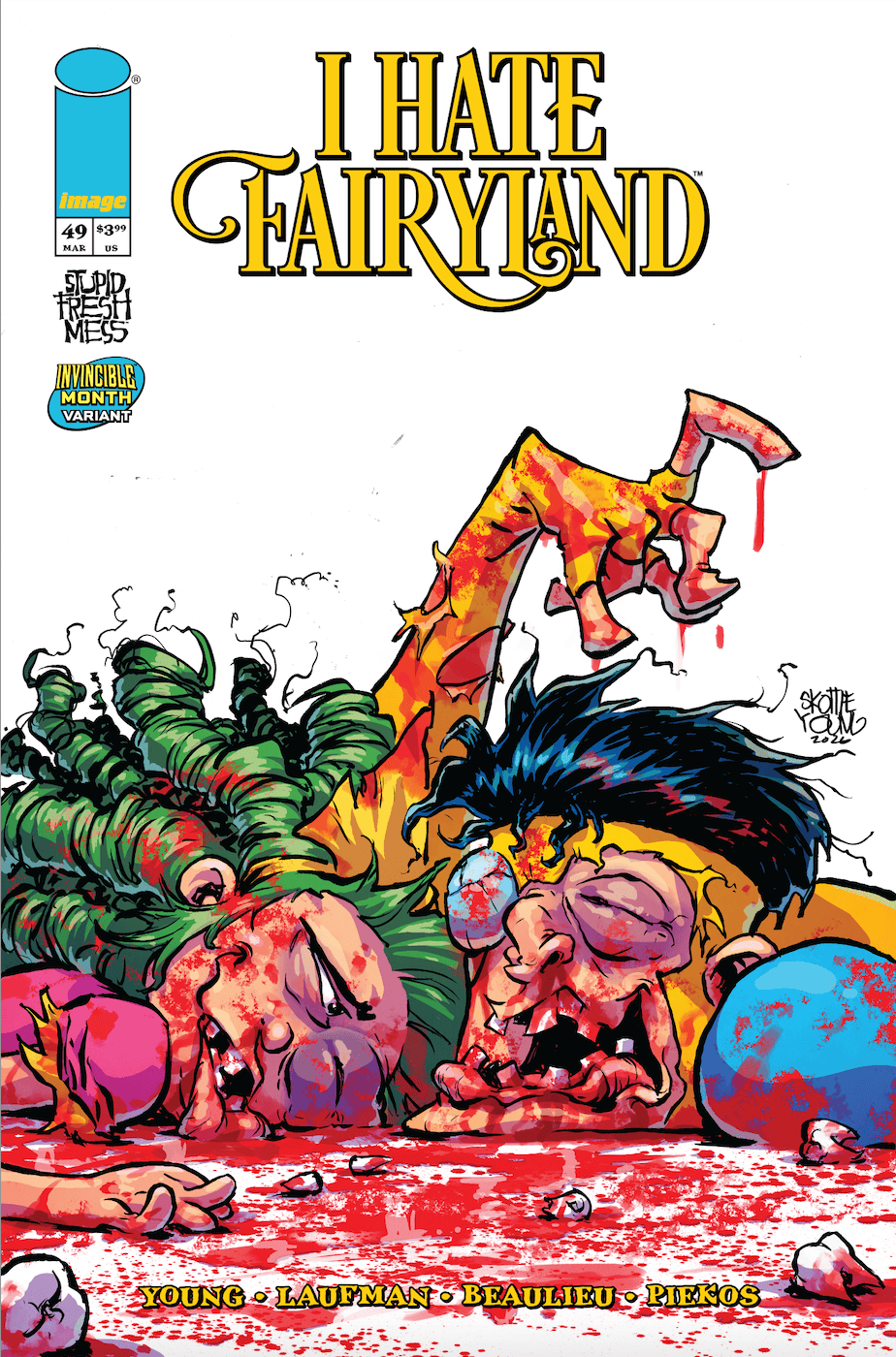 Image Comics Comic Books I HATE FAIRYLAND #49 CVR D SKOTTIE YOUNG INVINCIBLE TEAM UP VAR 70985301979404941 0126IM8051