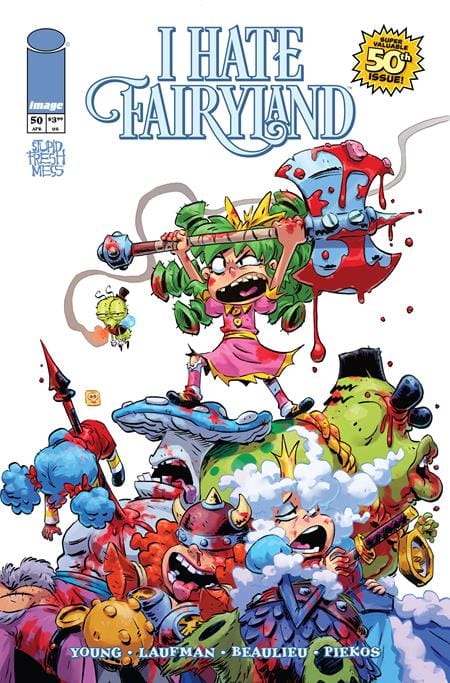 Image Comics Comic Books I HATE FAIRYLAND #50 CVR A DEREK LAUFMAN (MR) 70985301979405011 0226IM0261