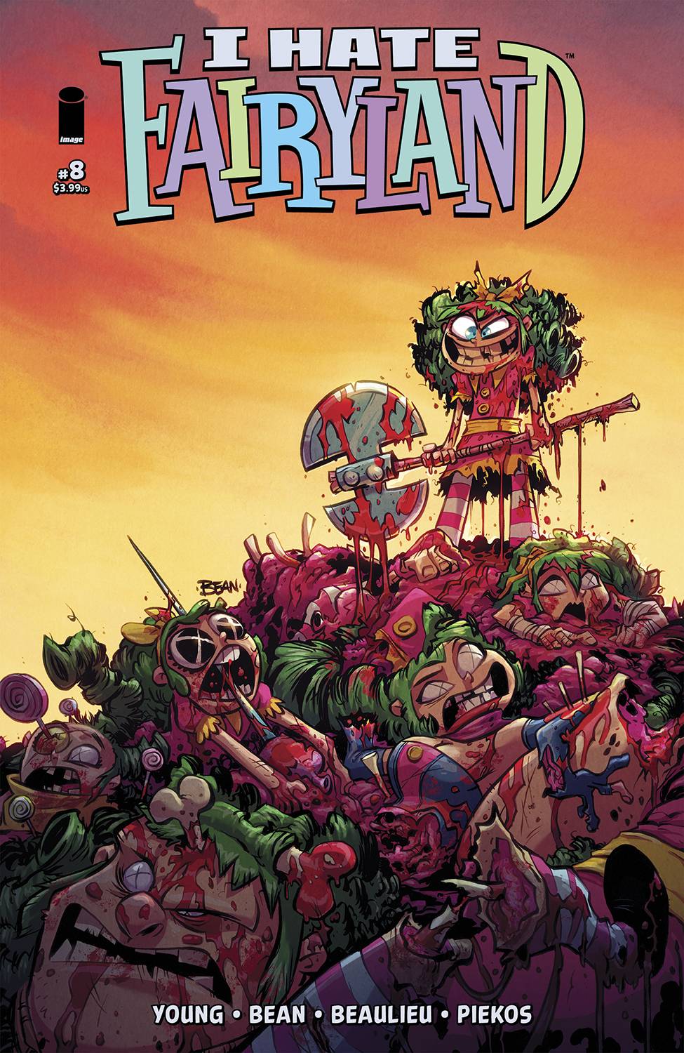 IMAGE COMICS Comic Books I HATE FAIRYLAND #8 CVR A BEAN (MR) 70985303625800811 JUN230316