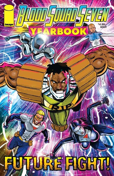 Image Comics Comic Books > Incentives BLOOD SQUAD SEVEN YEARBOOK #1 CVR B INC 1:10 JIM RUGG VAR (MR) 70985304581600121 0126IM0297