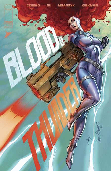 Image Comics Comic Books > Incentives BLOOD & THUNDER #1 CVR E INC 1:50 J SCOTT CAMPBELL VAR 70985304317100151 0325IM241