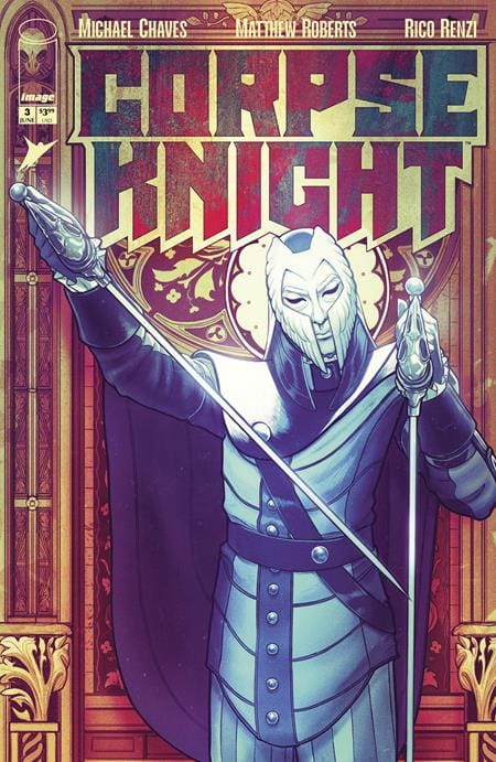 Image Comics Comic Books > Incentives CORPSE KNIGHT #3 (OF 6) CVR D INC 1:25 NIMIT MALAVIA STAINED GLASS VAR 70985304630100341 0426IM0326