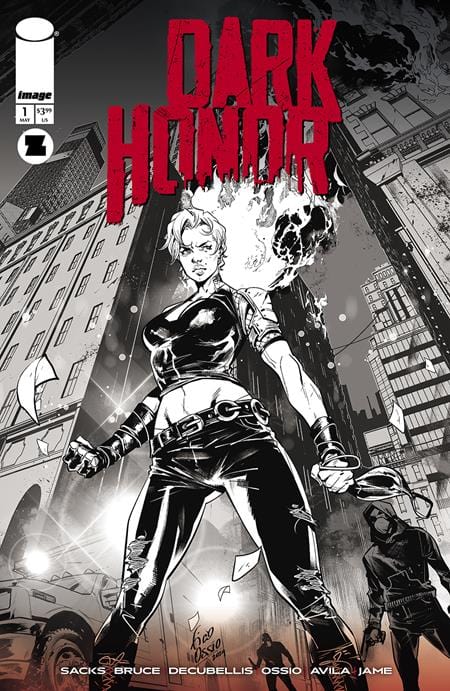 Image Comics Comic Books > Incentives DARK HONOR #1 (OF 5) CVR B INC 1:10 FICO OSSIO B&W VAR 70985304315700121 0325IM259