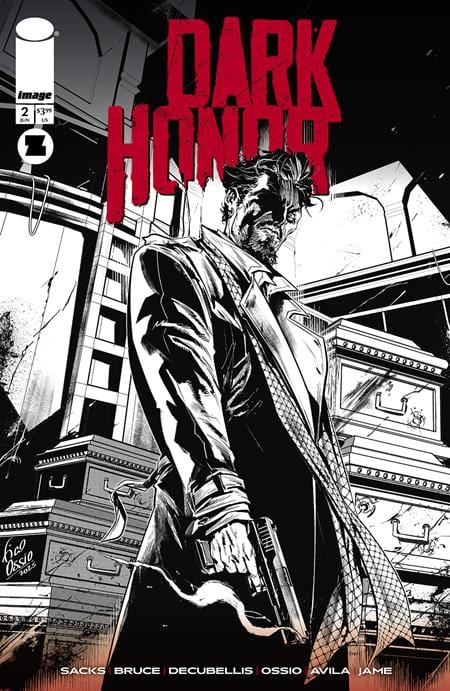 Image Comics Comic Books > Incentives DARK HONOR #2 (OF 5) CVR B INC 1:10 FICO OSSIO B&W VAR 70985304315700221 0425IM322