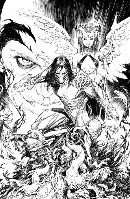 Image Comics Comic Books > Incentives DARKNESS (2025) #1 CVR I INC 1:250 MARC SILVESTRI B&W VIRGIN VAR 70985304537300191 1025IM0245