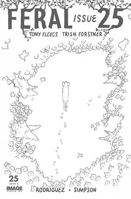 Image Comics Comic Books > Incentives FERAL #25 CVR G INC 1:25 PATRICK HORVATH B&W VAR 70985303949502571 0526IM0305