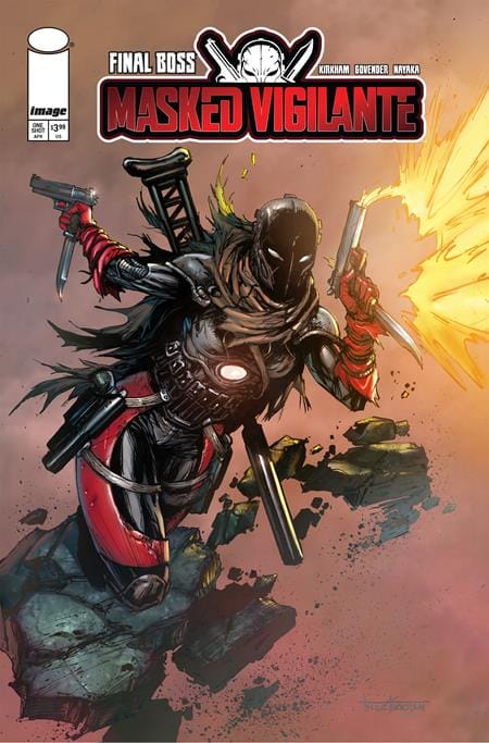 Image Comics Comic Books > Incentives FINAL BOSS MASKED VIGILANTE (ONE SHOT) CVR D INC 1:25 TYLER KIRKHAM VAR (MR) 70985304494900141 0226IM0333